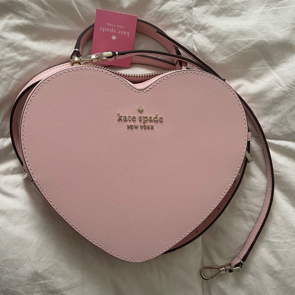 Kate Spade NEW Love Shack Tiktok Heart Bag in PinkValentines Purse